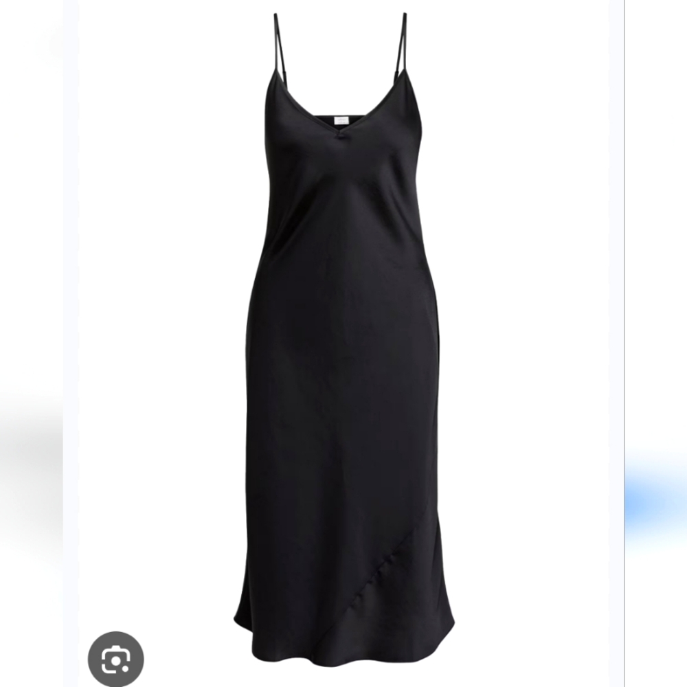 Wilfred Only Black Slip Dress